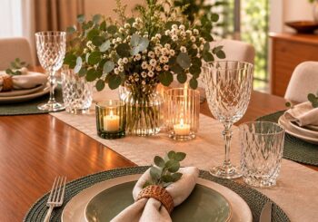 Como arrasar na decoração da mesa de jantar no fim de ano
