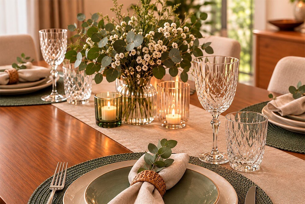 Descubra como montar uma decoração de mesa de jantar incrível para o Natal e o Ano Novo. Inspire-se com as dicas e encontre tudo na taQi