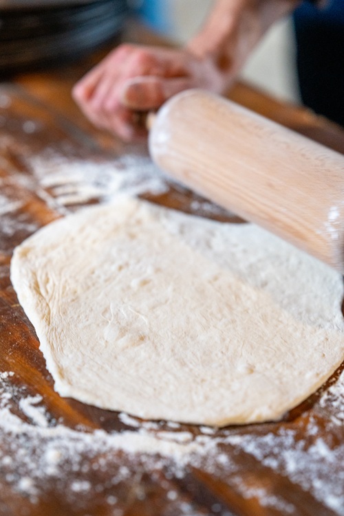Massa de pizza napolitana