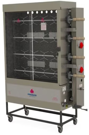 Forno Progás Style PR-621N oferece capacidade para assar até 20 frangos simultaneamente