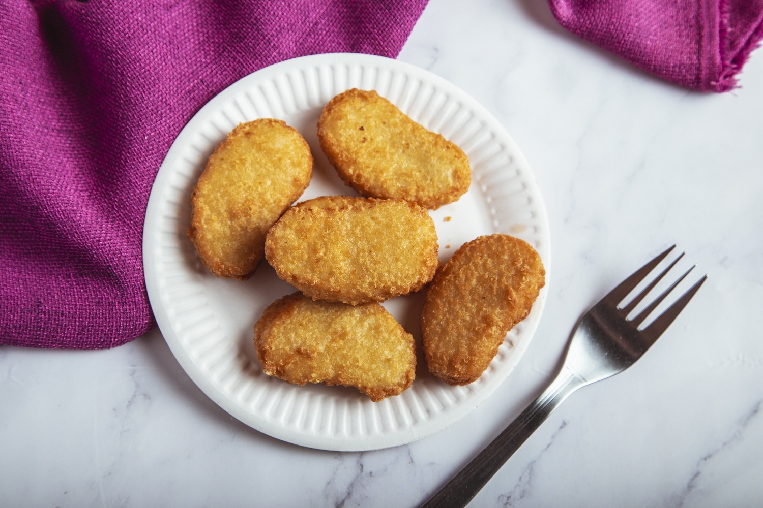 Nuggets caseiros na air fryer