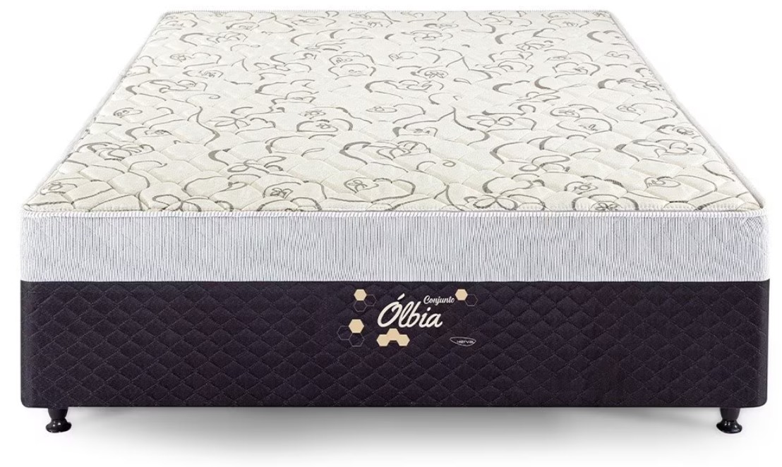 Cama Box Casal Conjugada Espuma D28 Ólbia