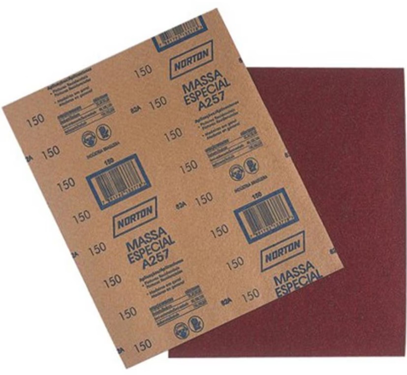 Lixa para parede de alvenaria